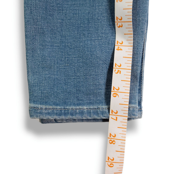NWOT Pistola Aline High-Rise Button Fly Denim Skinny Ankle Jeans Sz. 26x27 Blue - Picture 6 of 8